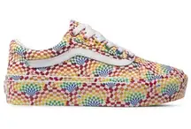 Vans Old Skool Platform (Pride) Multi True White LGBTQ Shoes