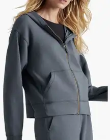 RHONE DREAM‎ GLOW FULL ZIP HOODIE Slate Blue LARGE