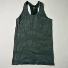 Athleta  Green Camo Racerback Running Tank Top