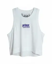 GANNI x Prince Active Mesh White Top Size XL