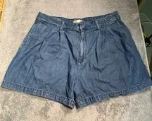 Madewell the Harlow super wide Jean short 31