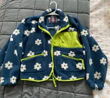 Urban Outfitters Blue‎ and Green Floral Jacket