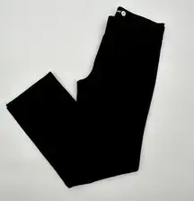 Betabrand Dress‎ Pant Classic Straight W0076-BK Black Business Career Size MP