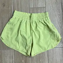 Love Tree Light Green Athletic Running Shorts
