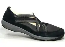 Hilde Suede Strappy Mary Jane Comfort Shoes  Size 9 (38)