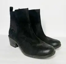 Teva Anaya Mid Chelsea Block Heeled Boots Size 9 Black Women’s Snow Winter