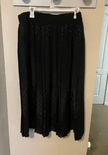 Maggie Barnes Vintage  Black Midi Skirt