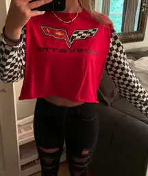 Corvette Graphic Crop Top