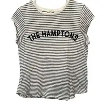 Joie Womens Sz Medium Stripe "The Hamptons" T-Shirt Cotton EE