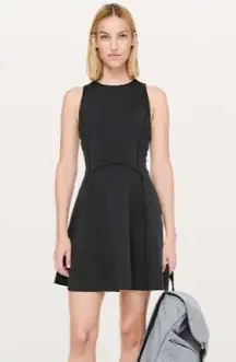 Lululemon 4 Off The Court Dress in Black