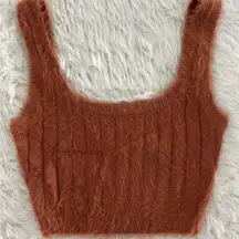 Meshki fuzzy tank top S‎