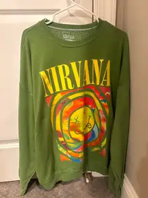 Urban Outfitters Nirvana Band Graphics Sweatshirt