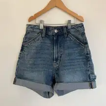 Divided Blue Jean Shorts