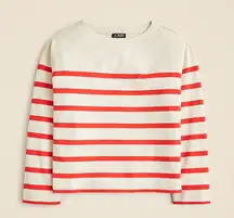 J.Crew Mariner jersey relaxed boatneck T-shirt in stripe