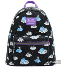 Loungefly x Sanrio Kuromi & Baku AOP Mini Backpack