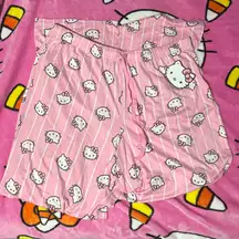 New Hello Kitty Stripe Pajama Pants