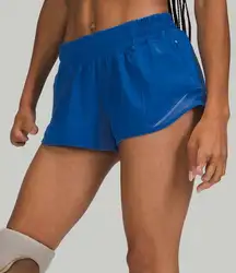 Lululemon Hotty Hot Shorts Low-Rise 2.5" Royal Blue