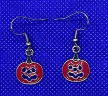 New Cute little pumpkin fall drop dangle earrings