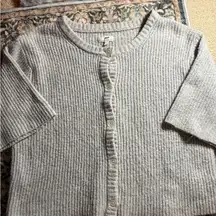 Aerie Gray Crew Neck Sweater