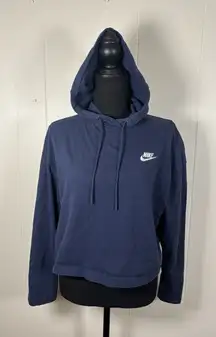 Nike Hoodie Womens Cropped Wide Sleeve Sweatshirt Jersey NSW Nike Sportswear S