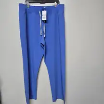 FIGS SCRUBS NWT Womens 2XL Ceil Blue Livingston‎ High Waist Classic Scrub Pants