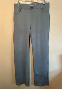 BetaBrand Dusty Blue Yoga‎ Bootcut Business Causal Work Pants Size Large Petite