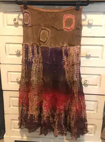 Tie-Dye Maxi Skirt