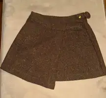 Brown  Wool Skirt