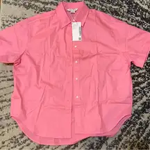 Urban Revivo 100% cotton Women’s Casual Top Light Rose Red size S