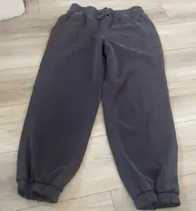 Bailey 44 Womens Dark Gray Drawstring Pockets Cuffed Jogger Pants Size Large‎