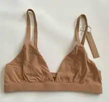 SKIMS NWT  Everybody Triangle Bralette Ochre Bra size XS