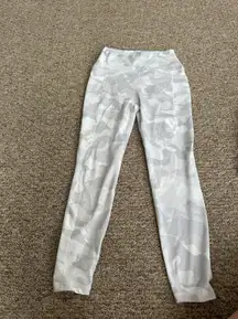 White Camouflage Leggings