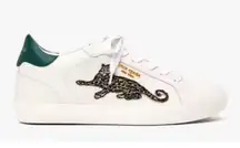 NEW Kate Spade Ace Leopard Lace-Up Low Top Sneakers w/Extra Shoe Lace, Size 11