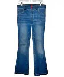 Spanx High-Rise Flare Jeans with Tummy Control Women L Blue Pull On 34580 Boho