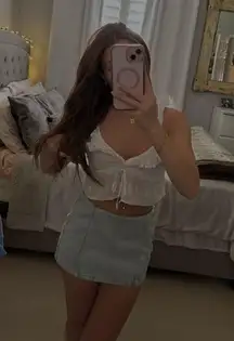 Frankie Phoenix Crop Top White