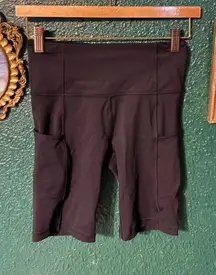 Lululemon Fast Free Short 8" *Non-Reflective Black Sz 4