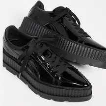 Puma Pointy Creeper Fenty Rihanna Platform Shoes NWOB Black Size 7