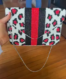 Beaded gameday bag