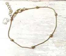 Urban Outfitters Gold Chain Anklet Bracelet Women’s Jewelry Adjustable Size NEW