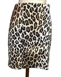 Cache leopard mini skirt