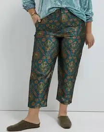 MAEVE BY ANTHROPOLOGIE Melyssa Brocade Jacquard Trousers