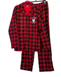 Carter’s Buffalo Check Fleece Coat-Style Holiday Family PJ Pajama Set
