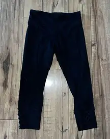 Calvin Klein black cropped leggings