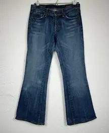Citizens of Humanity Blue Low Rise Flare Jeans Womens 25 Y2K Mcbling Boho Fall