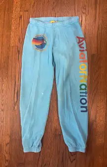 Aviator Nation Sweatpants Blue Medium