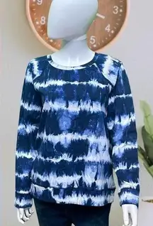 Michael Kors Tie Dye Navy Blue Pullover