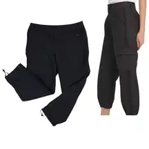DKNY Black Cotton Cargo Crop Pants NEW Size 6