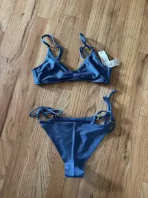 Aerie blue bikini small