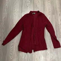 NWOT Naïf Women’s Size Small Red Burgandy Cardigan Sweater