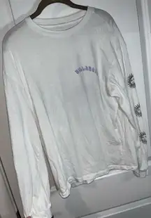 Billabong Under the Sun Tour Skull Roses Suns Long Sleeve Tshirt Size Medium